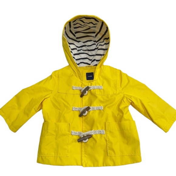 Coats | Gap Yellow Slicker Rain Coat 
